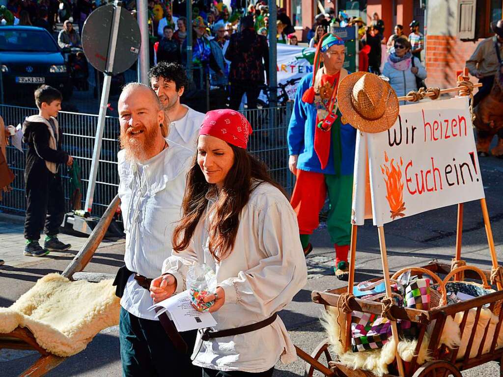 Beim Umzug in Oberwinden