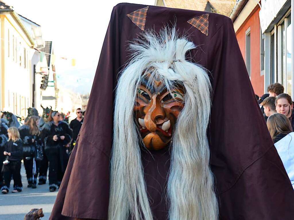 1000 Hstrger und 47 Gruppen waren beim Umzug der lberggeister Ehrenstetten am Rosenmontag dabei.