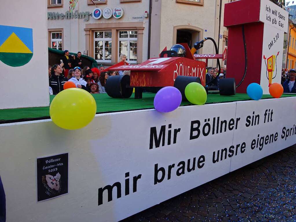 Der Rosenmontagsumzug in Todtnau