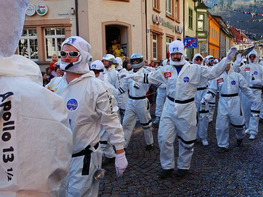 Der Rosenmontagsumzug in Todtnau