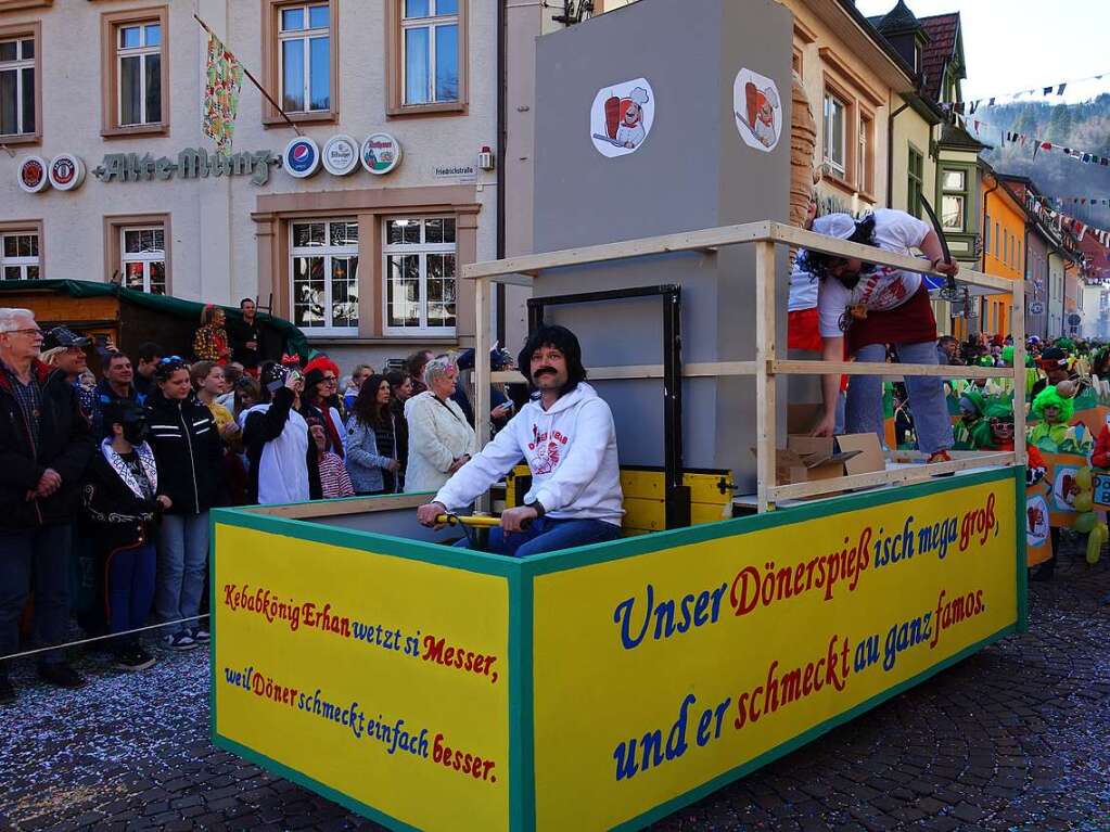 Der Rosenmontagsumzug in Todtnau