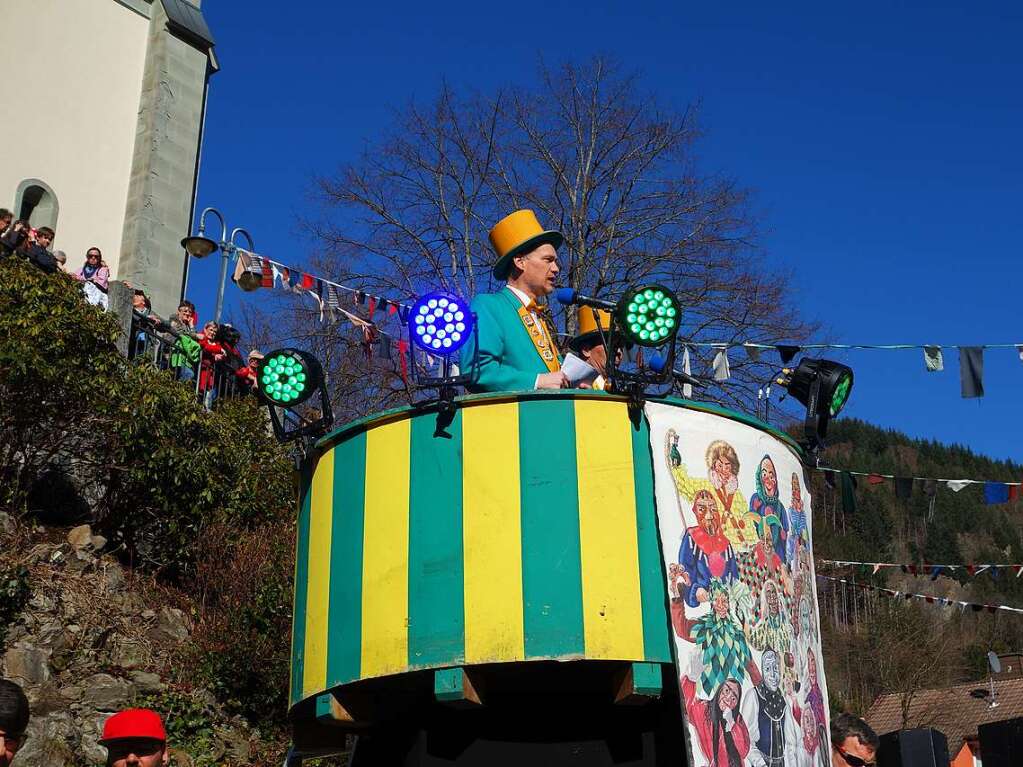 Der Rosenmontagsumzug in Todtnau