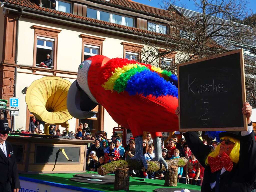 Der Rosenmontagsumzug in Todtnau