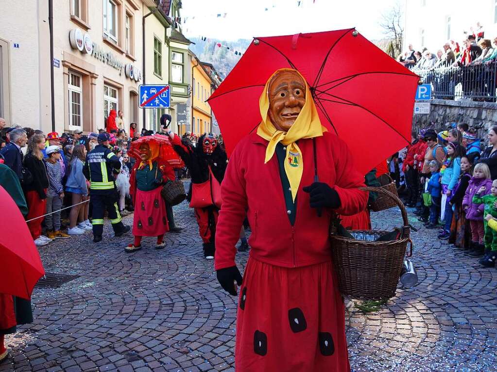 Der Rosenmontagsumzug in Todtnau