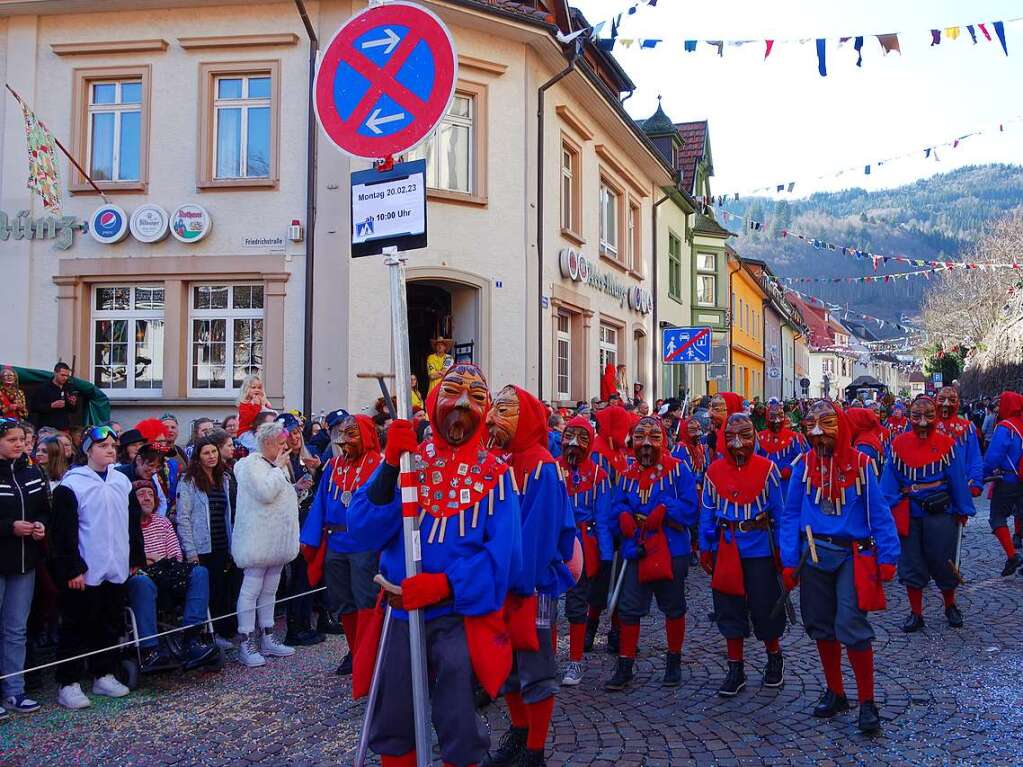 Der Rosenmontagsumzug in Todtnau