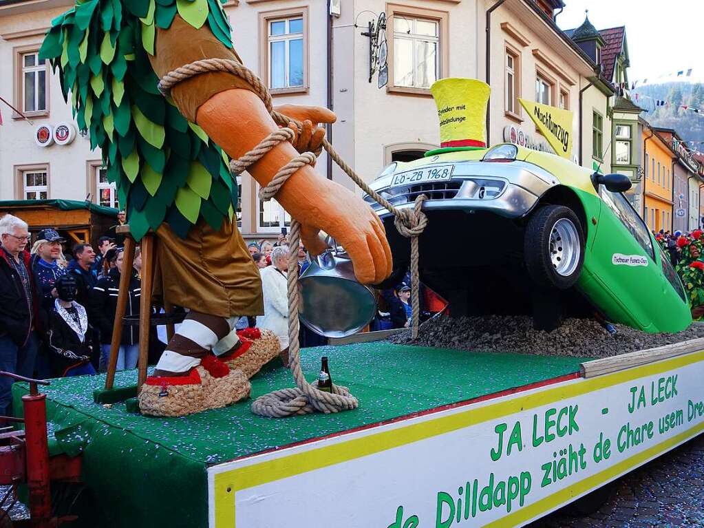 Der Rosenmontagsumzug in Todtnau