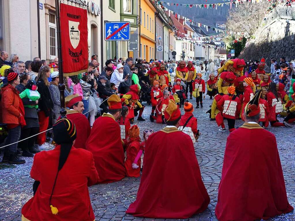 Der Rosenmontagsumzug in Todtnau