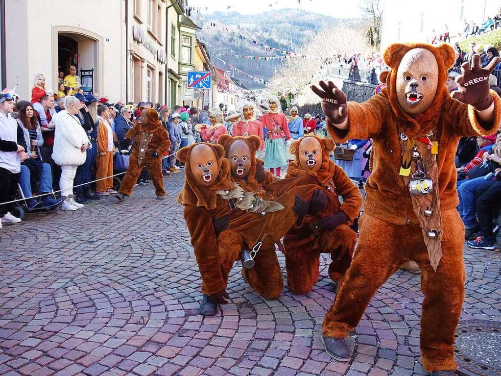 Der Rosenmontagsumzug in Todtnau