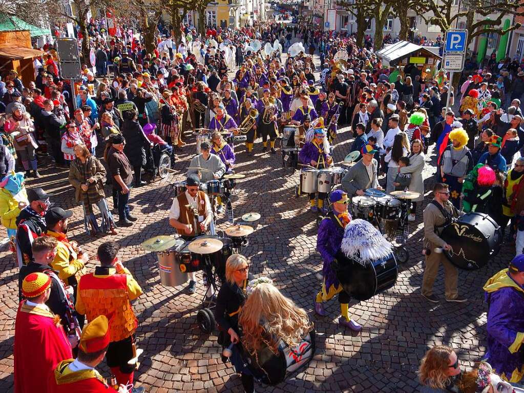 Der Rosenmontagsumzug in Todtnau