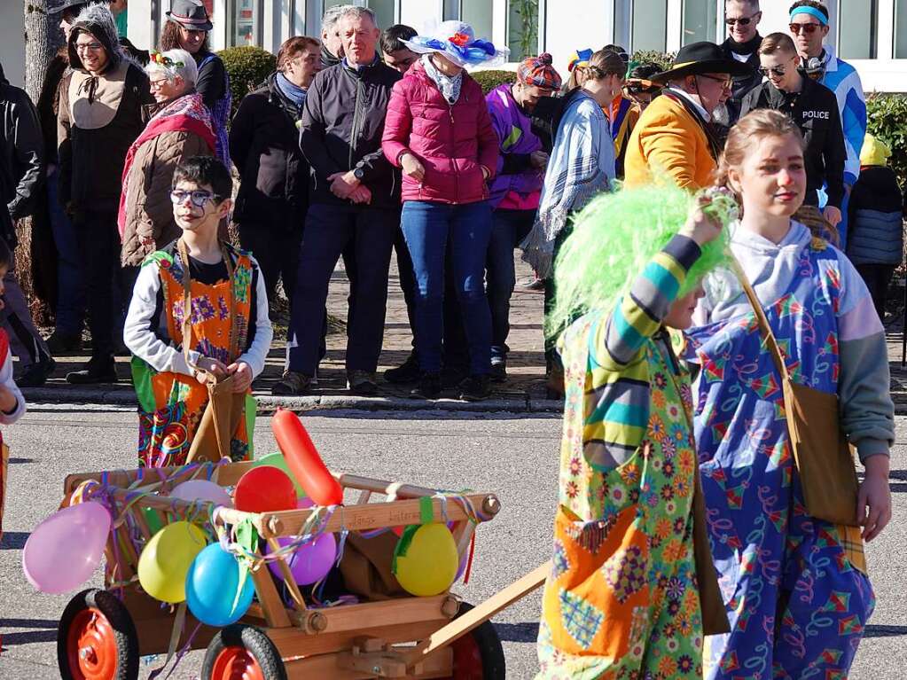 Viele Besucher kamen zum Umzug nach Grwihl.