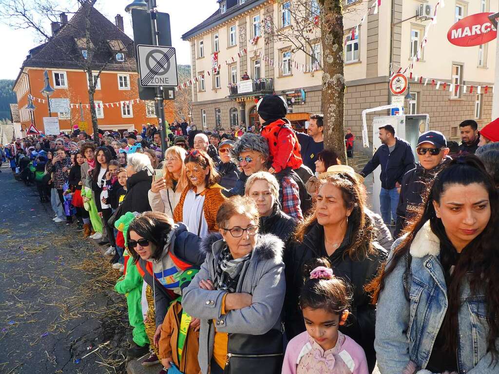 Hser, Musiken und Hexen: Eindrcke vom Fasnetmendig<?TrFug?>
umzug in Neustadt. So viel Publikum wie lange nicht mehr.