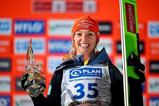 Skispringerin Katharina Althaus: 