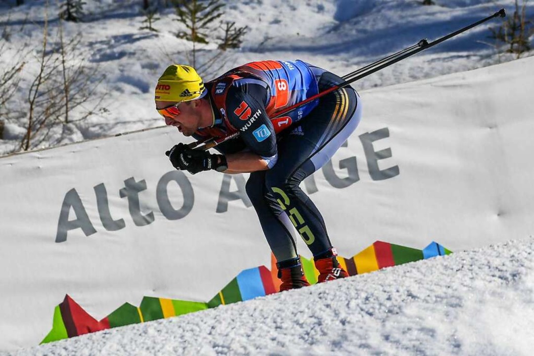 Janosch Brugger von der WSG Schluchsee...eutschen Skilangläufer fest etabliert.  | Foto: IMAGO/Christian Einecke