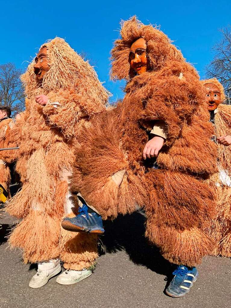 Straumnner aus Heitersheim fegen durch die Strae