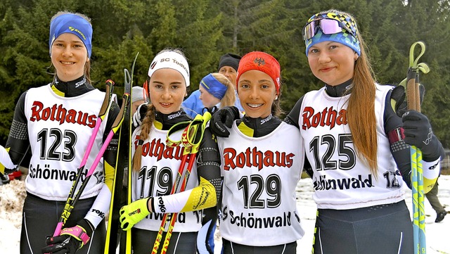Leistungsstark: (von links) Melina Gau...legel, Ina Lickert und Annika Binkert.  | Foto: Helmut Junkel