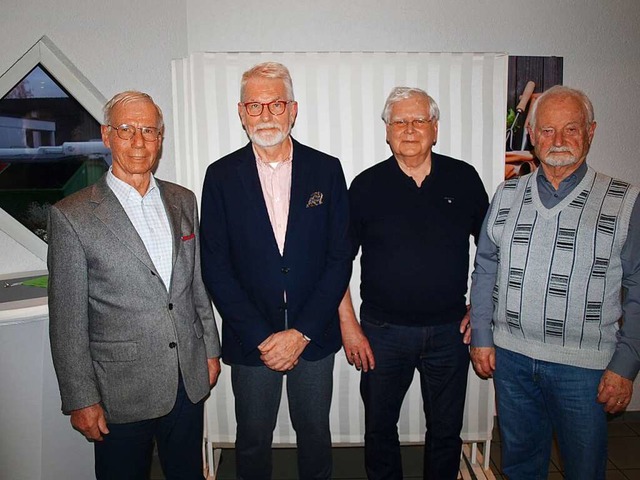 Der neugewhlte  Vorstand der Senioren..., Hans-Peter Werner, Manfred Brckner.  | Foto: Paul Schleer