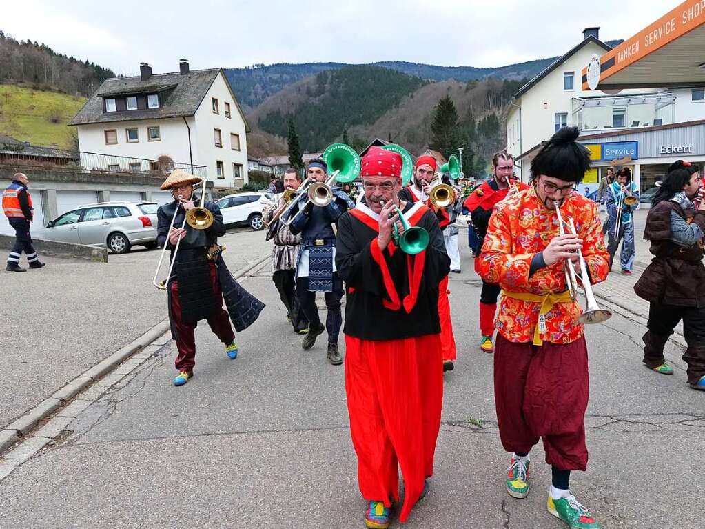 Impressionen vom Fasnachtsumzug in Oberried