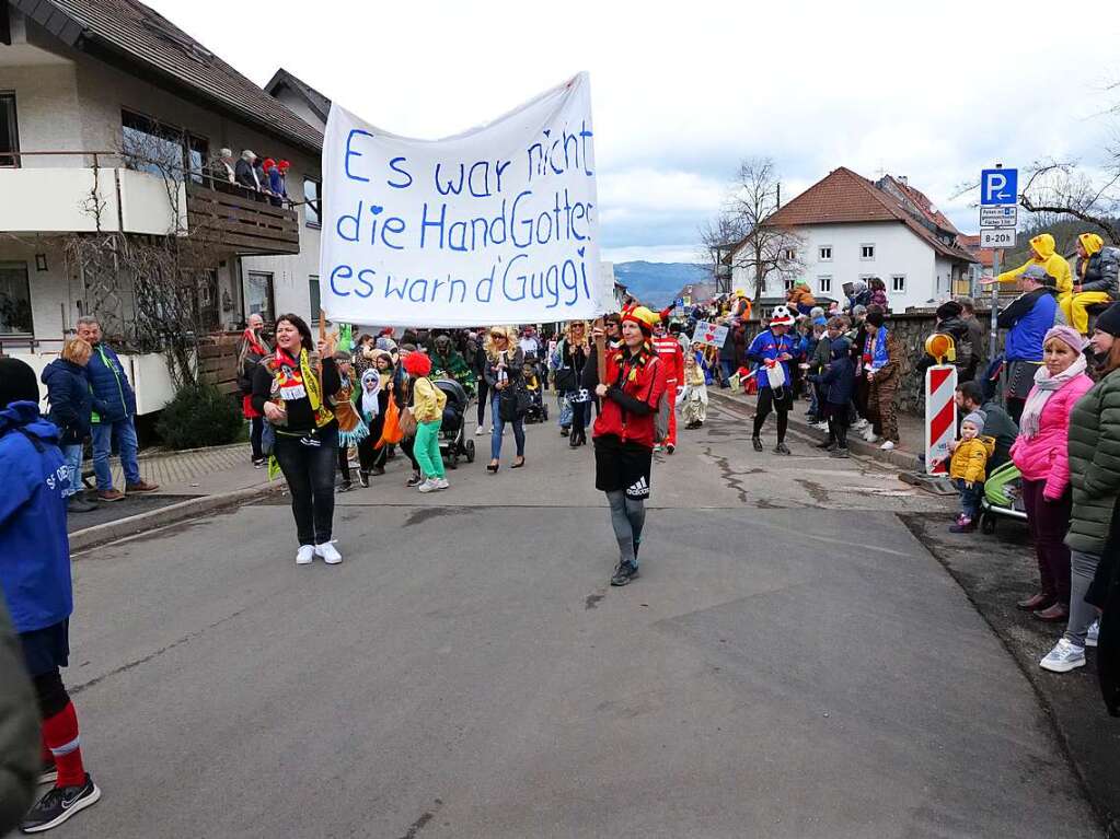 Impressionen vom Fasnachtsumzug in Oberried