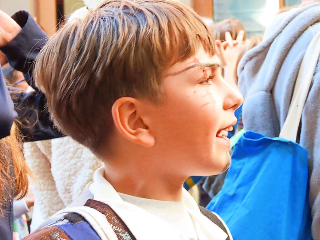 Hoch her ging es am Dienstagnachmittag beim Marsch der Narronen und dem traditionellen Narrolaufen in Laufenburg.