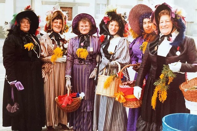 Die Basler Dantene in ihrer Kernbesetz...er, Liselotte Fuchs und Hedwig Eckert.  | Foto: Boris Burkhardt