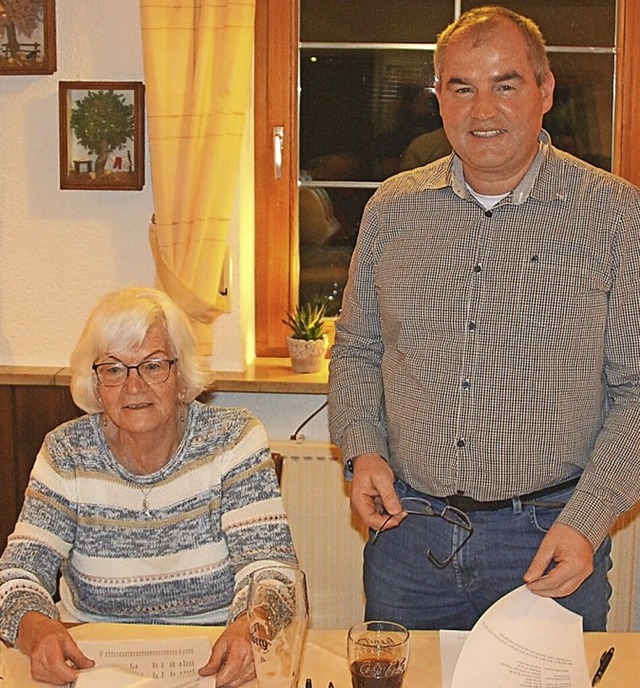 Wiedergewhlt wurden bei den Wanderfre...n und Jochen Rinklin als Vorsitzender.  | Foto: Horst David