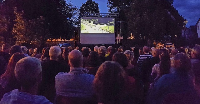 Open-Air-Kino mit der Klappe 11 (Archivfoto).  | Foto: Verein