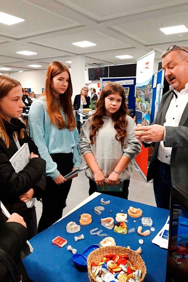 Zum ersten Mal wurde an der Hans-Thoma... Berufsorientierungsmesse vorgestellt.  | Foto: Hans-Thoma-Schule