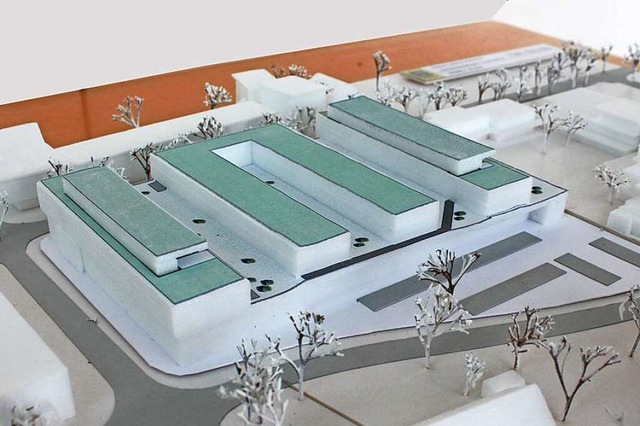 Modell des geplanten Markts in Brkle-Bleiche  | Foto: Stadt Emmendingen