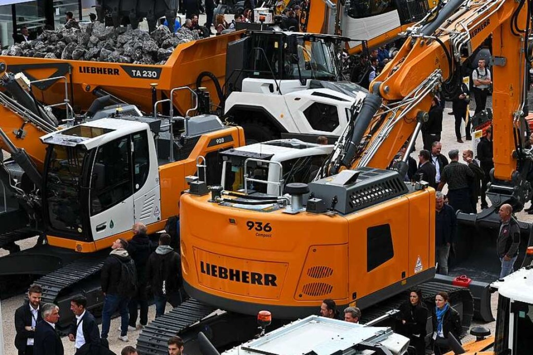 Liebherr fertigt Bagger im Elsass.  | Foto: CHRISTOF STACHE
