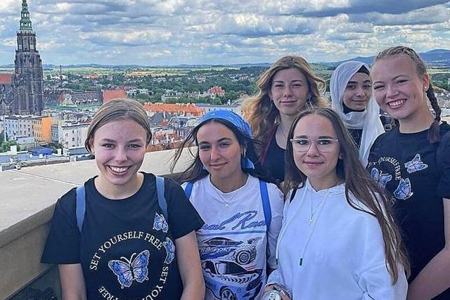 Schülerinnen des GBG bei deutsch-polnischer Begegnung