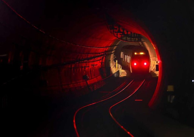 Die Bahn plant fr den Ausbau der Rhei...ch greren Tunnel, sagt Roland Diehl.  | Foto: Jan Woitas