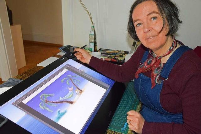Stefanie Scharnberg aus Gundelfingen erzhlt von ihrer Arbeit als Kinderbuch-Illustratorin