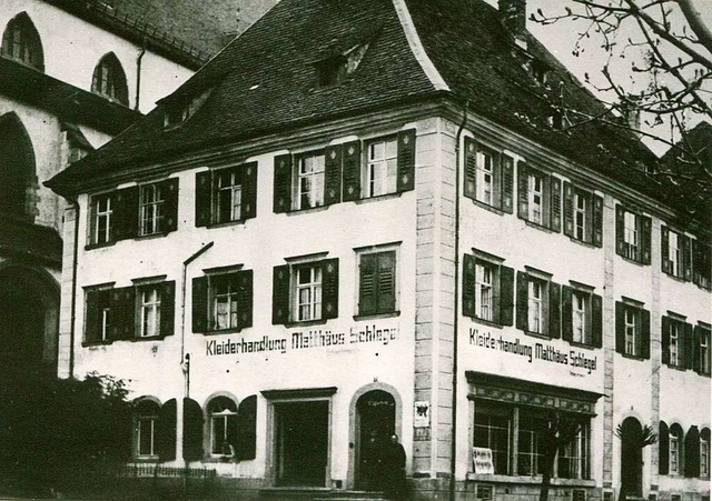 Das heutige BZ-Haus war einst  das Kau...orische Ansicht aus den 1920er Jahren.  | Foto: Roland Weis