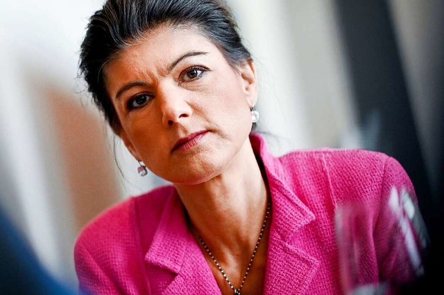 Jeder ist willkommen, der &#8222;ehrli...ieren mchte&#8220;, sagt Wagenknecht.  | Foto: Britta Pedersen (dpa)