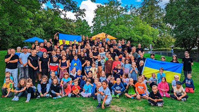 Die Kinder und Jugendlichen des Kiewer...eiburg und Umgebung Zuflucht gefunden.  | Foto: Ukraine-Hilfe