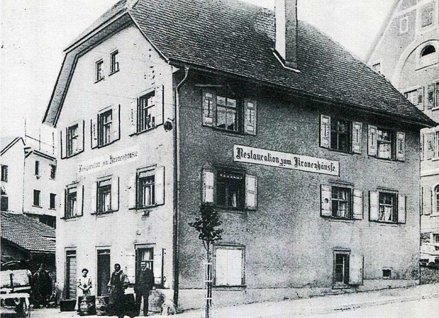 In den 1920er Jahren gab es die Wirtsc...enior und Junior sowie Berta Heizmann.  | Foto: Herbert Villinger