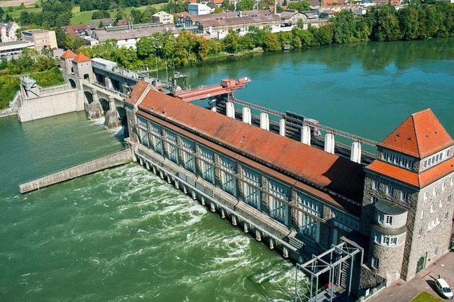 Der Energiedienst nutzt die Wasserkraft unter anderem in Laufenburg.  | Foto: Kraftwerk Laufenburg