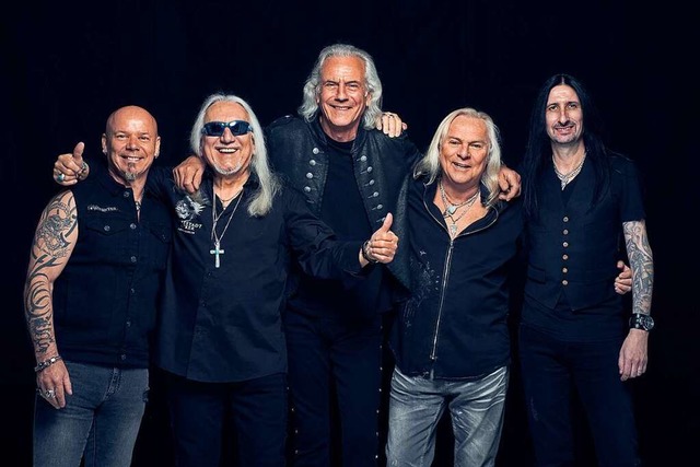 Uriah Heep spielen im kommenden Sommer im Bad Krozinger Kurpark.  | Foto: Richard Stow