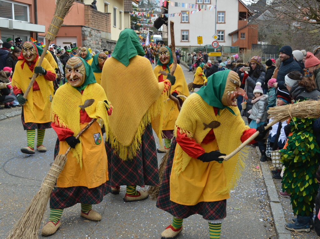 In Wiechs gab es originelle Kostme und Wagen zu sehen.