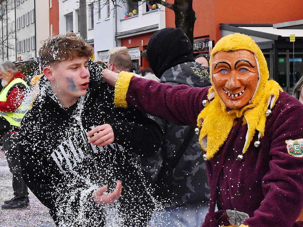 Am Sonntag hatten die Narren Vorfahrt in Weil am Rhein.