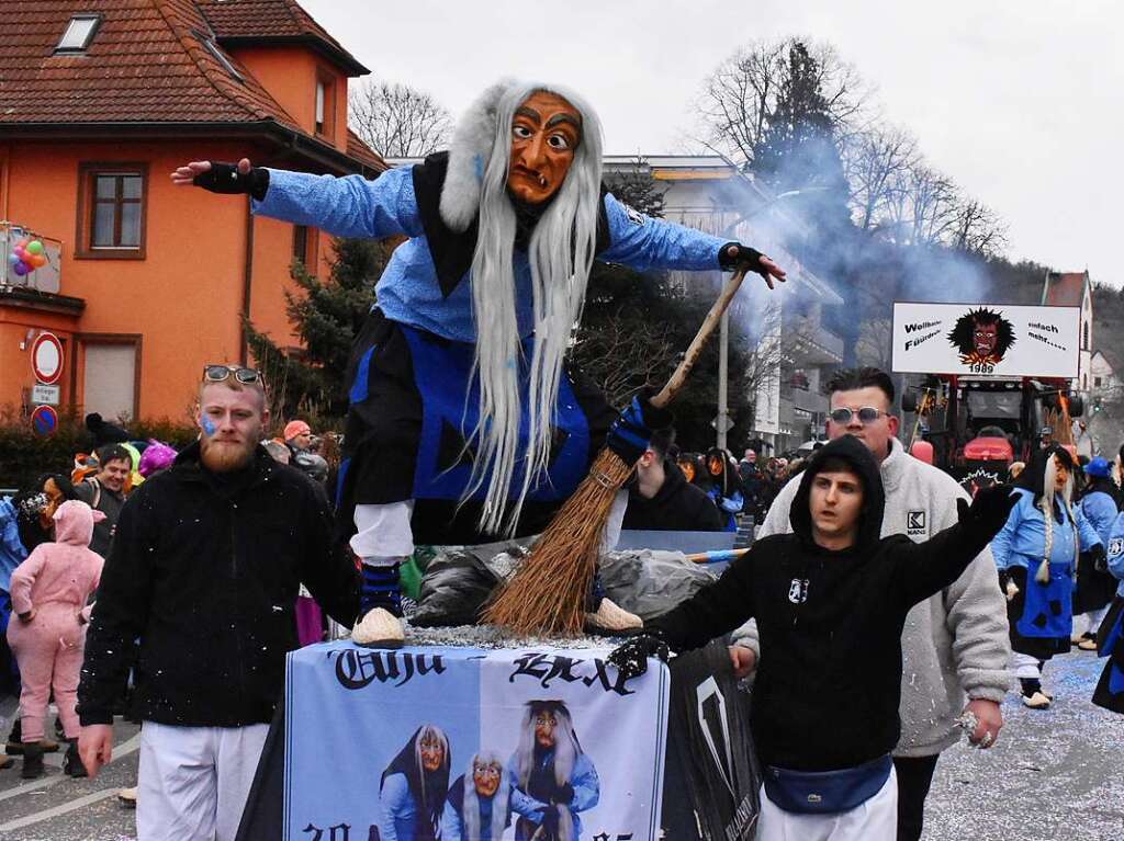 Am Sonntag hatten die Narren Vorfahrt in Weil am Rhein.