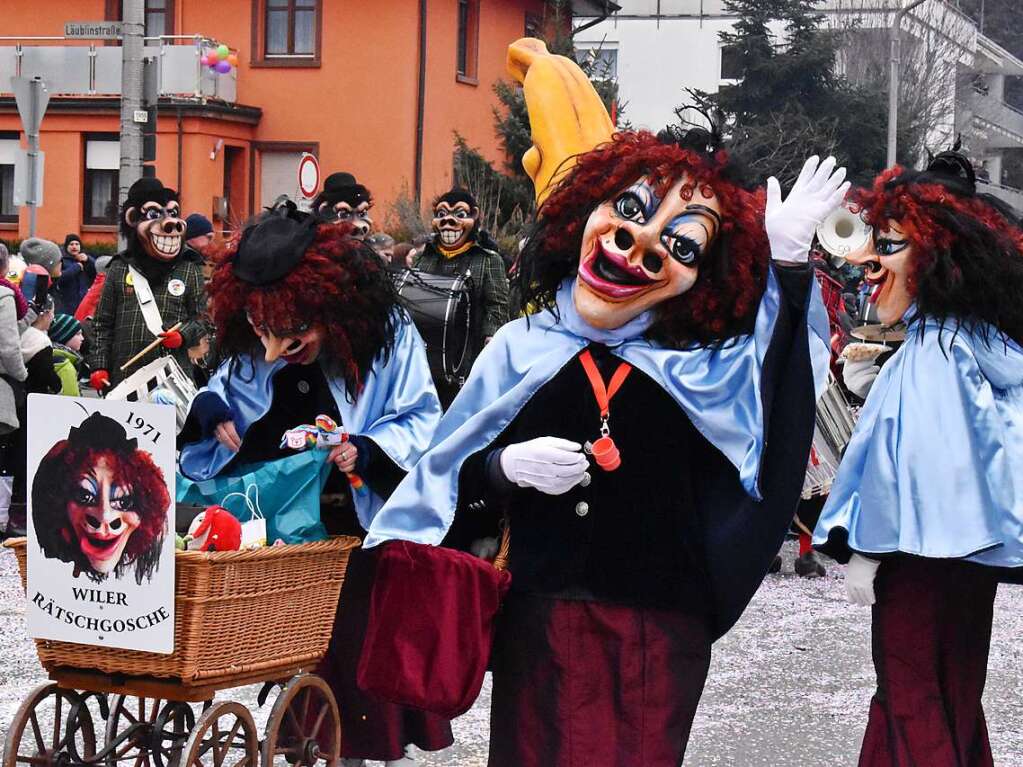 Am Sonntag hatten die Narren Vorfahrt in Weil am Rhein.