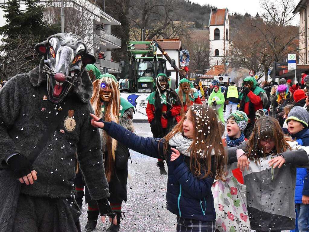 Am Sonntag hatten die Narren Vorfahrt in Weil am Rhein.