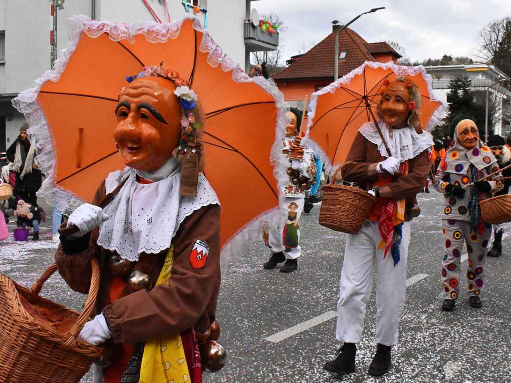 Am Sonntag hatten die Narren Vorfahrt in Weil am Rhein.