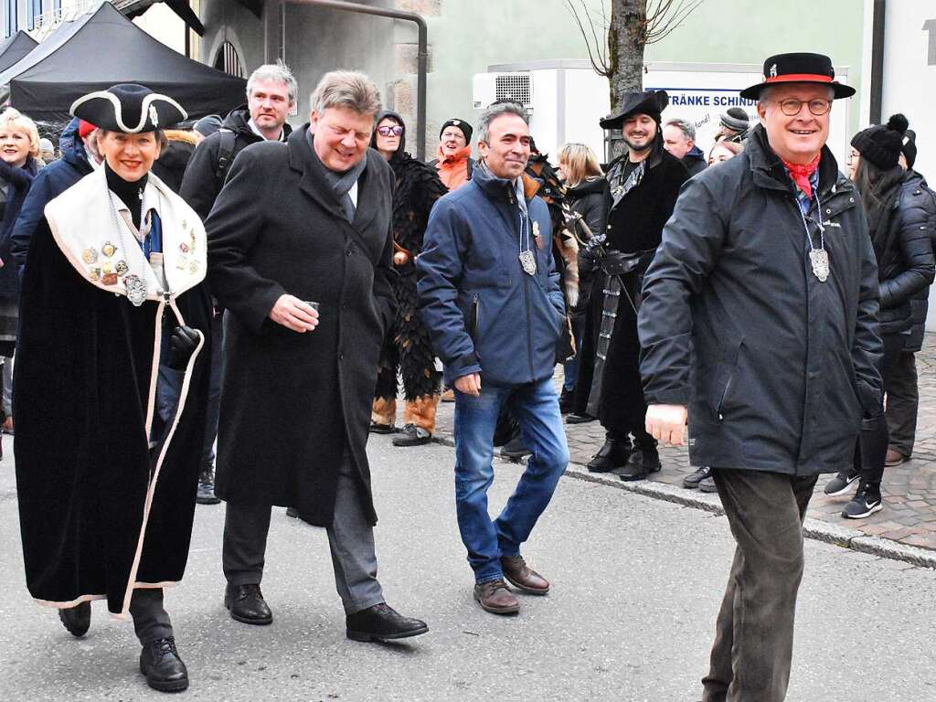 Am Sonntag hatten die Narren Vorfahrt in Weil am Rhein.