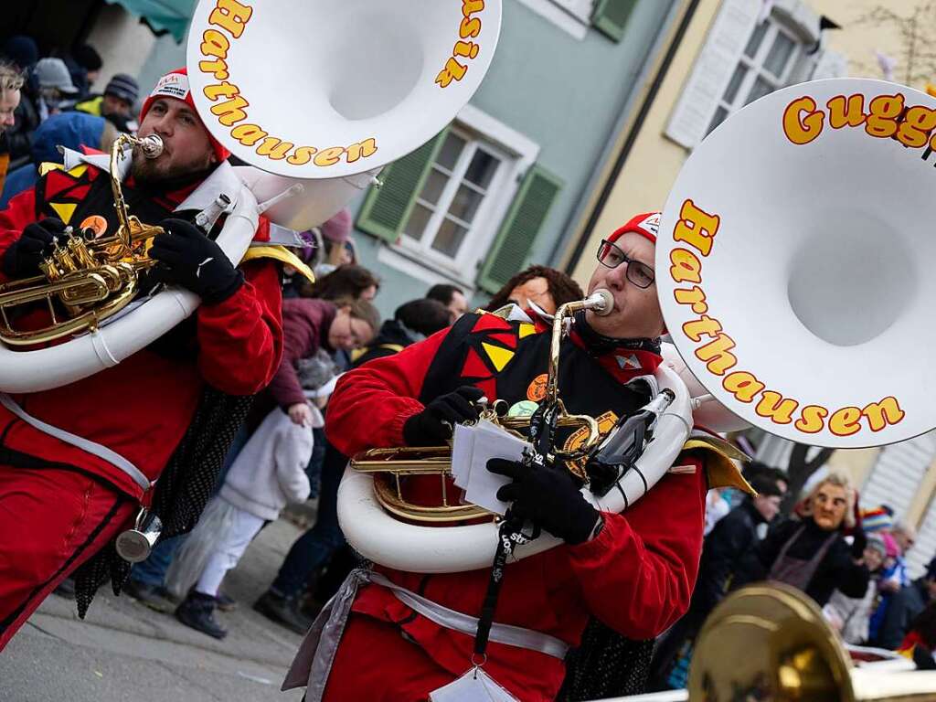 Die Guggemusik der Vetterzunft aus Harthausen