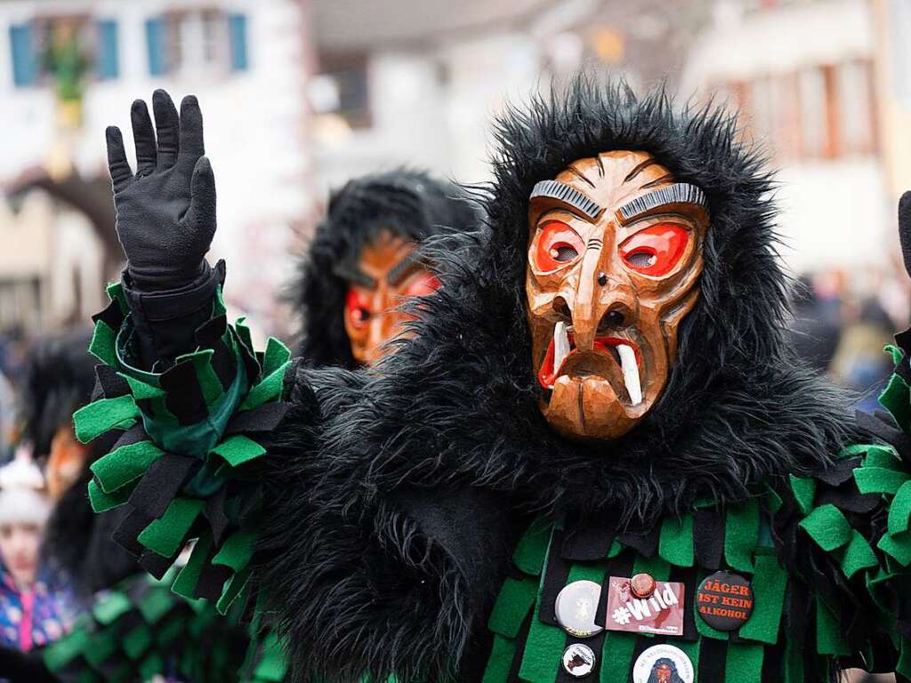 Ein krftiger Gesichtsausdruck kann auch Furcht einflen.