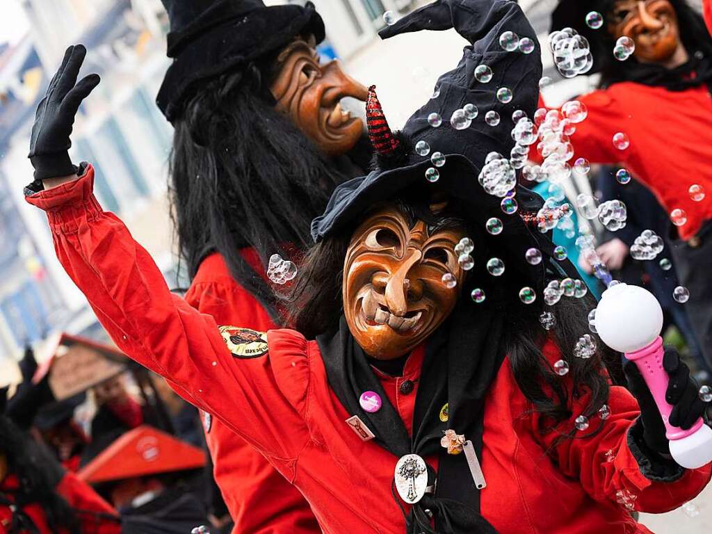 Seifenblasen anstatt Konfetti – das reichte auch fr die gute Stimmung.