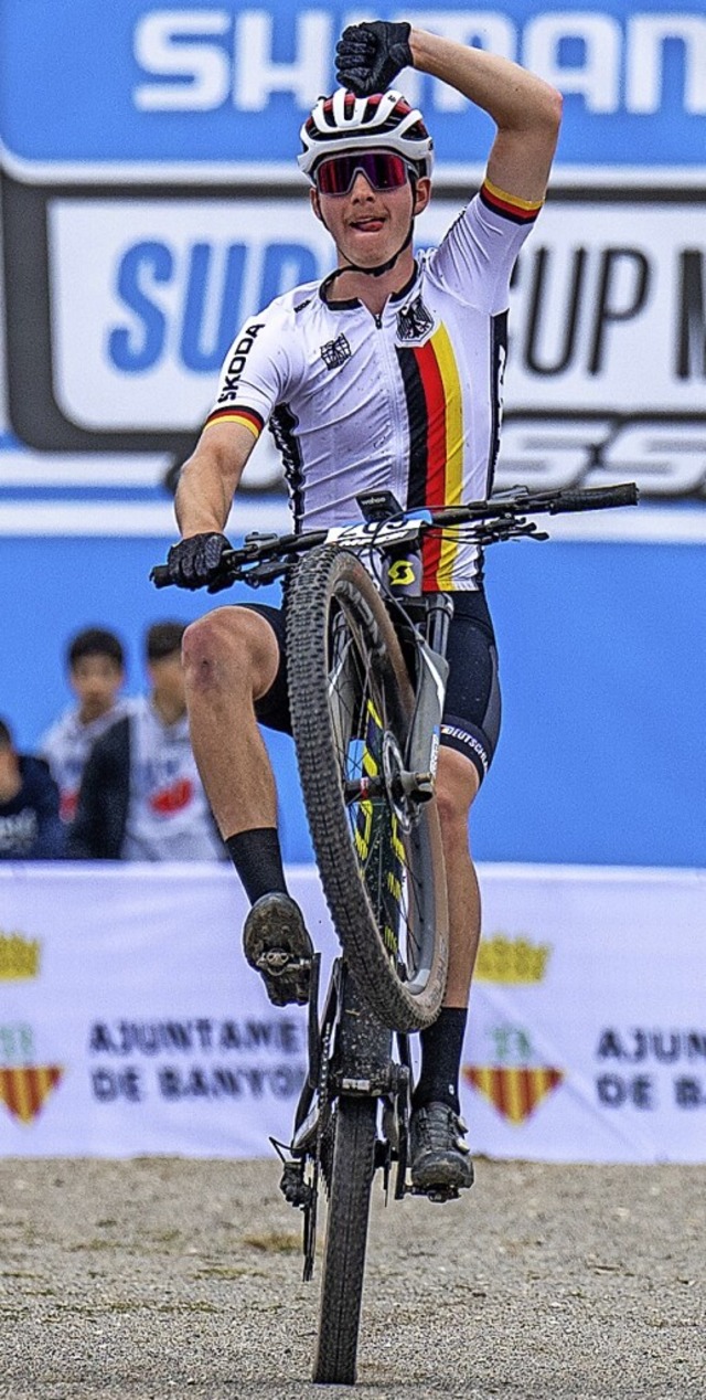 Feiert seinen fnften Platz in der U23...interrad: Paul Schehl vom Team Lexware  | Foto: Armin M. Kstenbrck