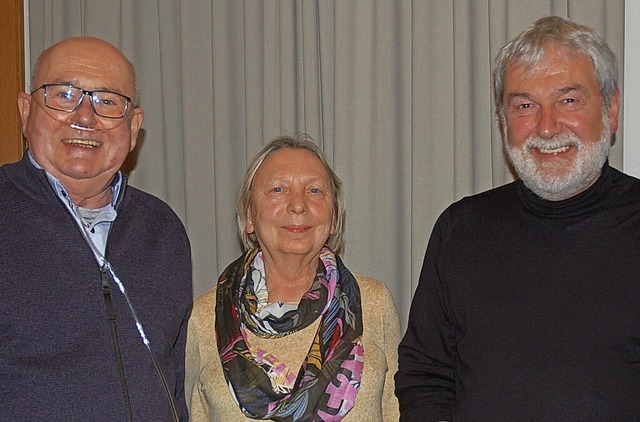 Heinz Siefert (rechts) wurde fr 40 Ja... SPD und Peter Textor seit 25 Jahren.   | Foto: Wolfgang Beck